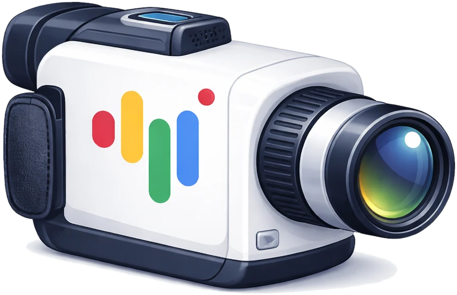 Ícono de Pilot Studio: una cámara de video con las barras de colores de Pilot